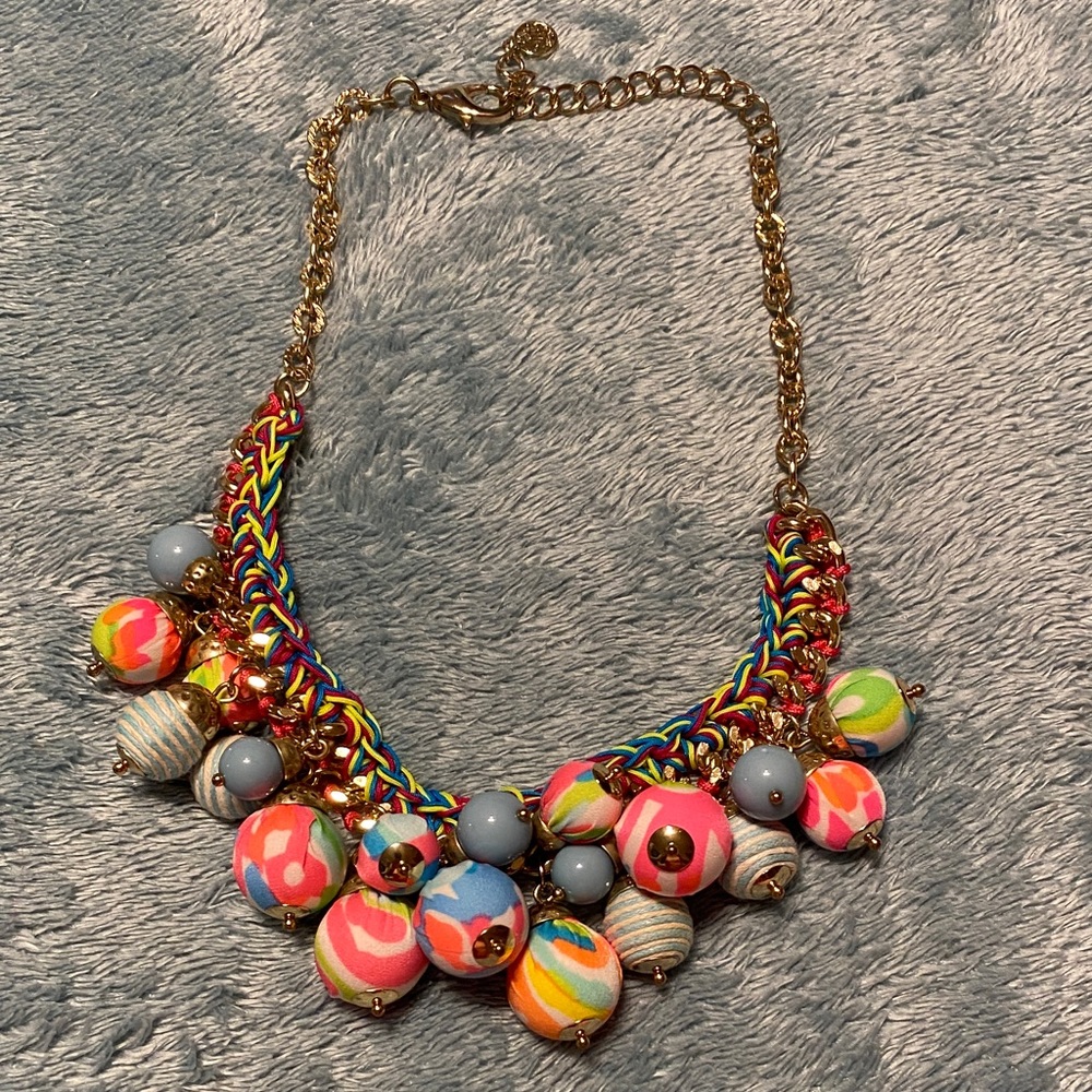 Lilly Pulitzer Beaded Statement Necklace